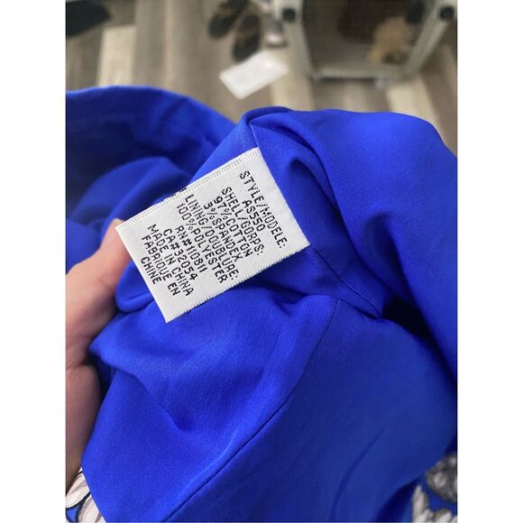 Yoana Baraschi for Anthropologie Gilded Estate Blue Pencil Skirt, Size 0 - Picture 7 of 9